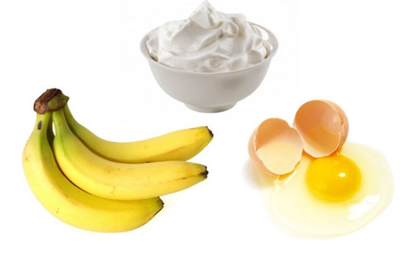 Η μάσκα με αυγά και μπανάνα είναι κατάλληλη για όλους τους τύπους δέρματος
